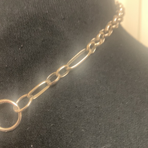 Lia Sophia 3 Strand Stone Necklace with gray pearls, 21” - Picture 6 of 9